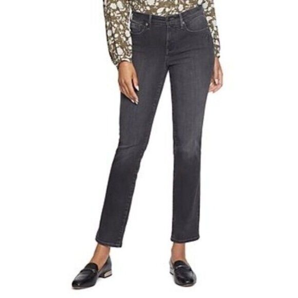 NYDJ Womens Mid Rise Sheri Slim Fit Ankle Stretch Denim Jeans Remington Size 0 - Picture 10 of 10